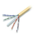 4-Pair UTP CAT6 Ethernet Cable with Solid Stranded Cu/CCA Yellow